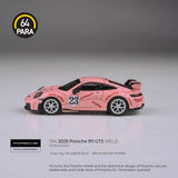 (Pre-Order) 1:64 Porsche 911 GT3 (992.2) -- #23 Pink Pig Tribute -- PARA64