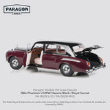 1:18 Rolls Royce Phantom V -- Masons Black / Royal Garnet -- Paragon Models