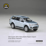 (Pre-Order) 1:64 Mitsubishi Pajero Sport 2014 -- Cool Silver Metallic -- PARA64