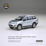(Pre-Order) 1:64 Mitsubishi Pajero Sport 2014 -- Cool Silver Metallic -- PARA64