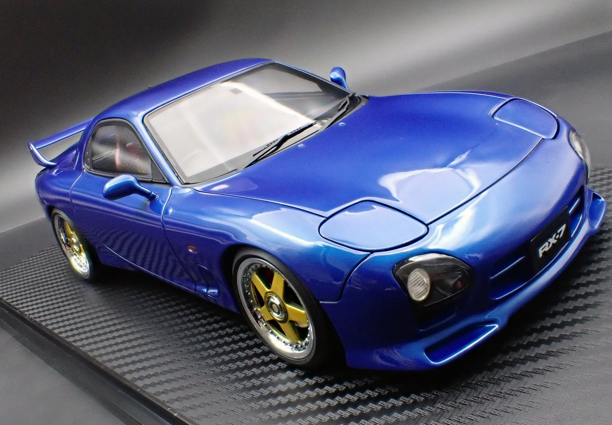 Pre-Order) 1:18 Mazda RX-7 MazdaSpeed A-spec (FD3S) -- Blue Metallic