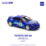 1:64 Toyota GR 86 -- #9 ENDLESS Blue -- Pop Race