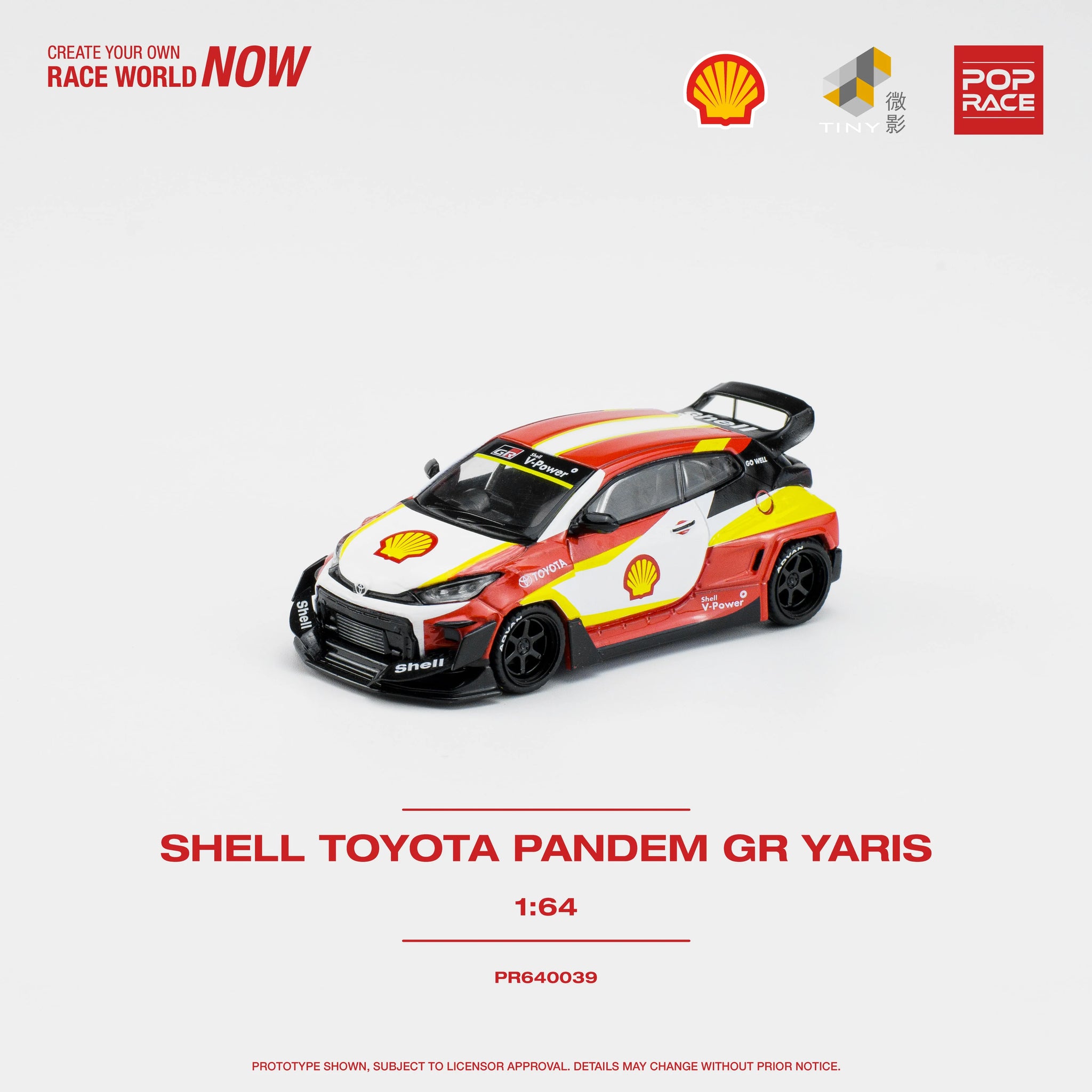 1:64 Toyota GR Yaris Pandem Rocket Bunny -- Shell -- Pop Race 1:64 Toyota GR Yaris Pandem Rocket Bunny -- Shell -- Pop Race
