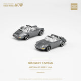 1:64 Porsche 911 (964) Targa "Singer" -- Metallic Grey -- Pop Race