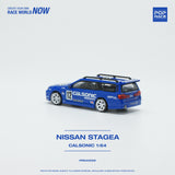 1:64 Nissan Stagea w/R34 GTR Skyline Front -- Calsonic -- Pop Race