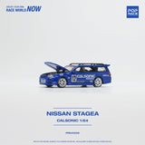 1:64 Nissan Stagea w/R34 GTR Skyline Front -- Calsonic -- Pop Race