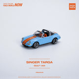 1:64 Porsche 911 (964) Targa "Singer" -- Gulf Oil Blue/Orange -- Pop Race