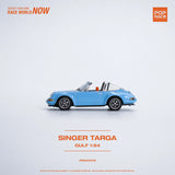 1:64 Porsche 911 (964) Targa "Singer" -- Gulf Oil Blue/Orange -- Pop Race