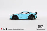 (Pre-Order) 1:64 Toyota GR86 LB-Nation -- Baby Blue/Black -- Mini GT