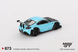 (Pre-Order) 1:64 Toyota GR86 LB-Nation -- Baby Blue/Black -- Mini GT