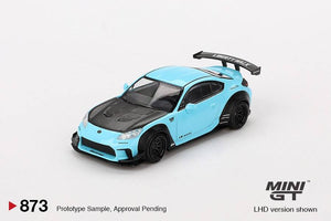 (Pre-Order) 1:64 Toyota GR86 LB-Nation -- Baby Blue/Black -- Mini GT