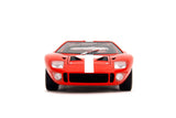 1:18 Ford GT40 Mk1 -- Red w/White Stripes -- JADA: Pink Slips