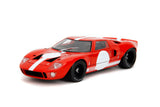 1:18 Ford GT40 Mk1 -- Red w/White Stripes -- JADA: Pink Slips