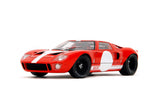 1:18 Ford GT40 Mk1 -- Red w/White Stripes -- JADA: Pink Slips