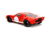 1:18 Ford GT40 Mk1 -- Red w/White Stripes -- JADA: Pink Slips