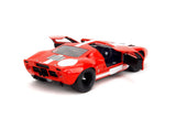 1:18 Ford GT40 Mk1 -- Red w/White Stripes -- JADA: Pink Slips