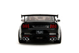 1:18 2022 Shelby GT500 Mustang (Code Red) - Black w/Red Stripes - JADA Pink Slip