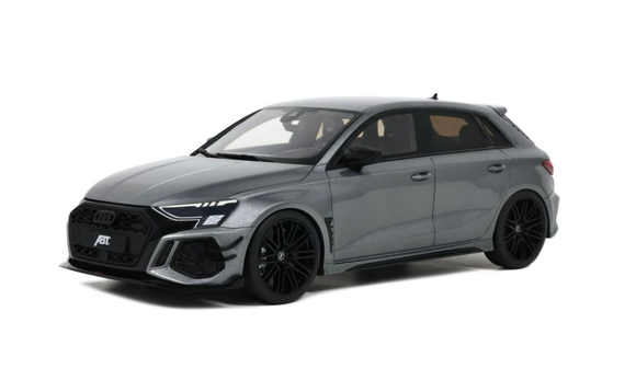 (Pre-Order) 1:18 2021 Audi RS3 Sportsback -- Daytona Grey -- GT Spirit
