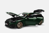 1:18 Audi A4 RS4 (B9) Avant SW DarwinPro -- Green Metallic -- KILOWorks
