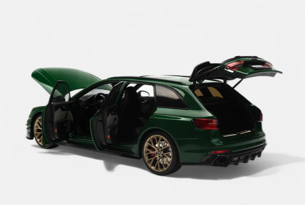 1:18 Audi A4 RS4 (B9) Avant SW DarwinPro -- Green Metallic -- KILOWork