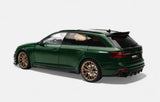 1:18 Audi A4 RS4 (B9) Avant SW DarwinPro -- Green Metallic -- KILOWorks