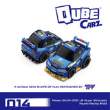 1:64 Nissan Silvia (S15) LB-Super Silhouette Fausto Racing #555 -- QubeCarz x Mini GT