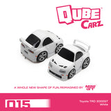 1:64 Toyota TRD 3000GT (Mk4 Supra) -- White -- QubeCarz x Mini GT