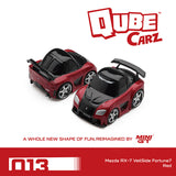 1:64 Mazda RX-7 VeilSide Fortune7 -- Red -- QubeCarz x Mini GT