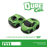 1:64 Lamborghini Revuelto -- Verde Selvans (Green) -- QubeCarz x Mini GT