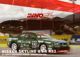 1:64 1996 Tokachi 24h -- #32 Nissan GT-R (R33) Skyline -- INNO64