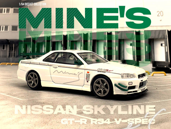(Pre-Order) 1:64 Nissan Skyline GT-R (R34) V-Spec -- Tuned by 