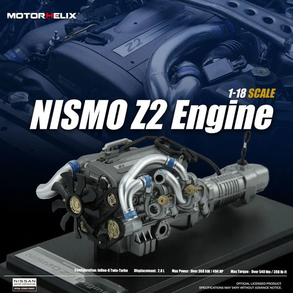 Pre-Order) 1:18 Nismo Z2 (RB26) Engine - Nissan R34 Skyline GT-R Nism