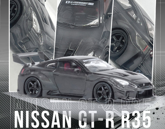 (Pre-Order) 1:64 Nissan GTR R35 35GT-RR LB-Super Silhouette -- Full Carbon -- INNO64