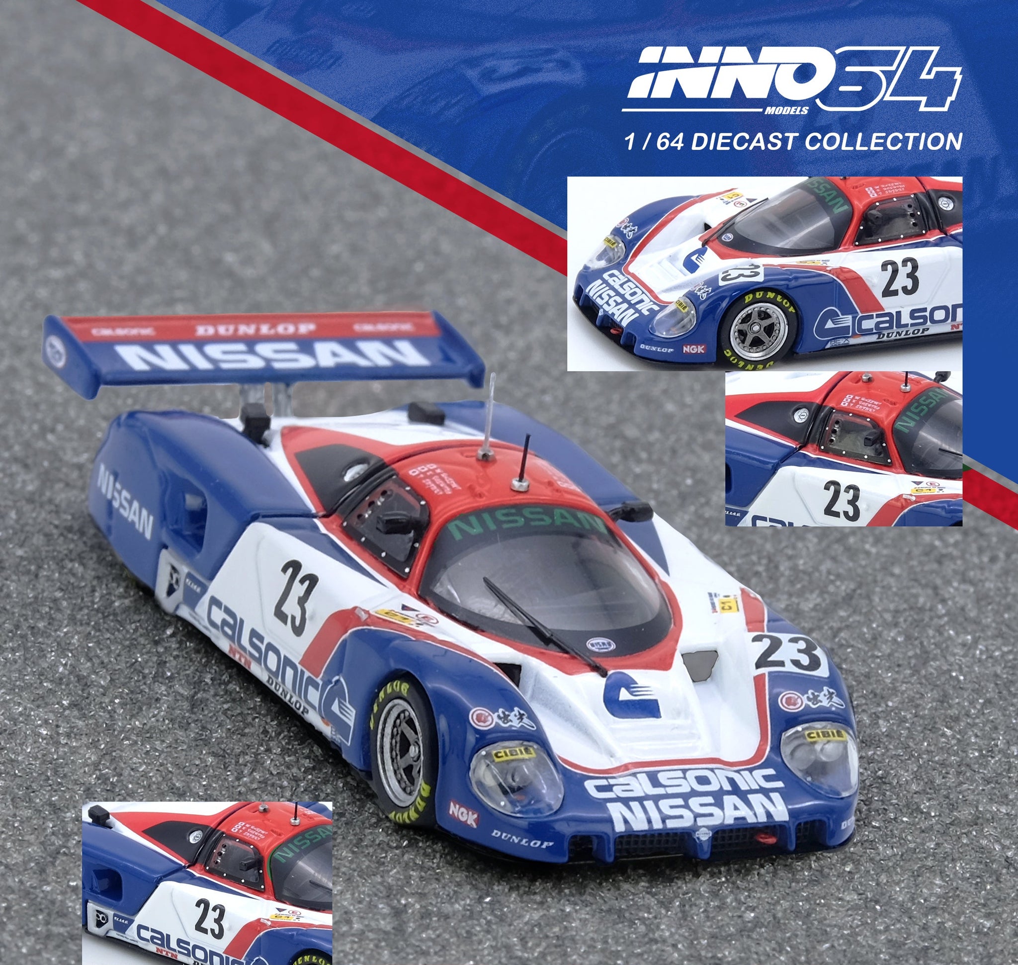 SICA28D Nissan R89C #25 24 HR Le Mans 1989 Slot Car (1:32 Scale SICA28D Nissan R89C #25 24 HR Le Mans 1989 Slot Car (1:32 Scale