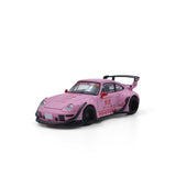 (Pre-Order) 1:64 RWB 993 -- #98 Hooters Matte Pink -- Model-Model