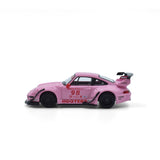 (Pre-Order) 1:64 RWB 993 -- #98 Hooters Matte Pink -- Model-Model