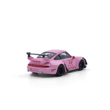(Pre-Order) 1:64 RWB 993 -- #98 Hooters Matte Pink -- Model-Model