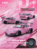 (Pre-Order) 1:64 RWB 993 -- #98 Hooters Matte Pink -- Model-Model