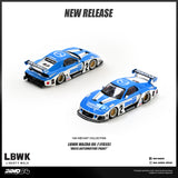 (Pre-Order) 1:64 Mazda RX7 (FD3S) LB-Super Silhouette "MEIJI" -- Blue/White -- INNO64