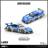 (Pre-Order) 1:64 Mazda RX7 (FD3S) LB-Super Silhouette "MEIJI" -- Blue/White -- INNO64