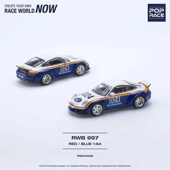 1:64 RWB 997 -- Rothmans -- Pop Race Porsche 911