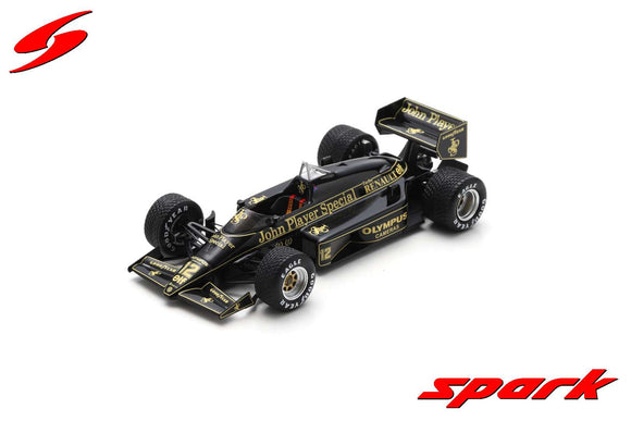 (Pre-Order) 1:43 1985 Ayrton Senna -- Belgium GP Winner -- Lotus 97T -- Spark