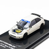 1:64 Honda Civic (EK9) Type R Customised -- SPOON White -- Motorhelix M65014