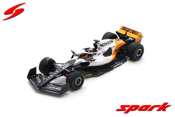 (Pre-Order) 1:43 2023 Oscar Piastri -- Monaco GP -- McLaren MCL60 -- Spark F1