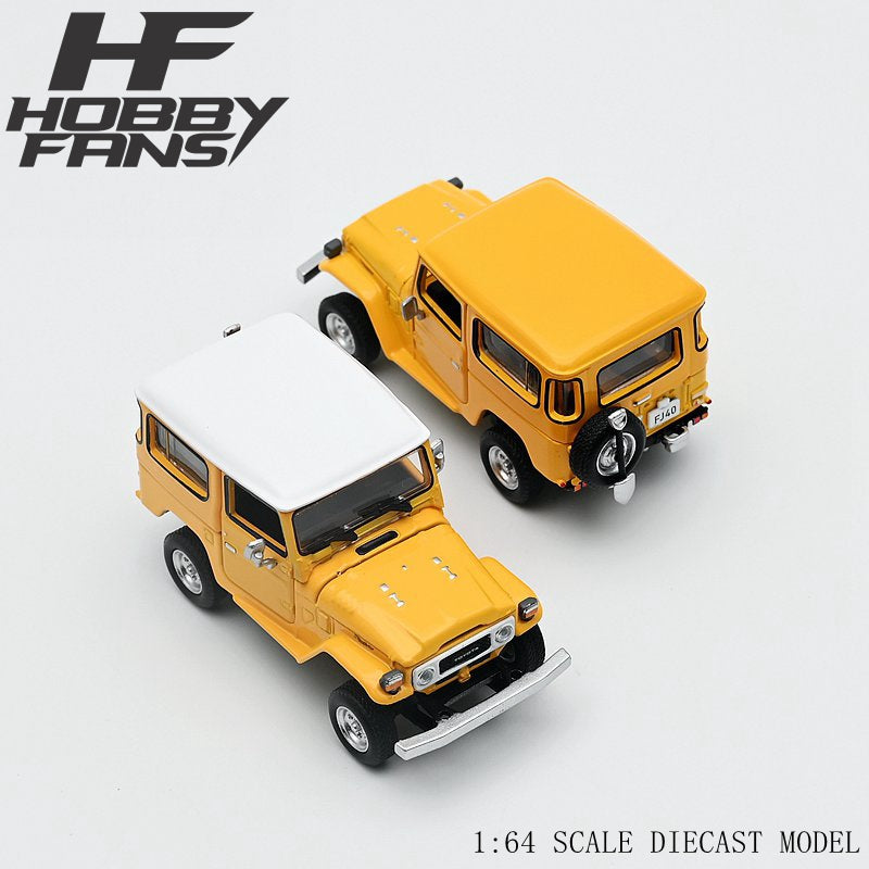1:64 Toyota Land Cruiser FJ40 -- Yellow -- Hobby Fans