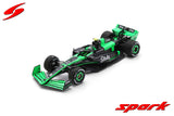 (Pre-Order) 1:43 2024 Zhou Guanyu -- Bahrain GP -- #24 Stake F1 Team KICK Sauber C44 -- Spark F1