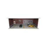 1:64 Diorama – Garage Scene Garage H (Boxed) Miniature Scene -- SCJ 384H