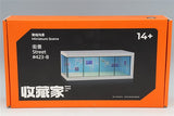1:64 Diorama – Blue Parking Space w/Light Box Miniature Scene -- SCJ 423-B