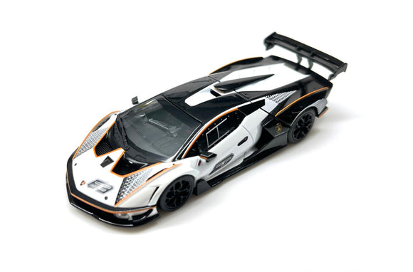 1:64 Lamborghini Essenza SCV12 -- White -- Hung Hing Collectibles