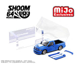 1:64 2003 Dodge Ram SRT-10 Pickup -- Electric Blue Pearl w/White Stripes -- SHOOM64